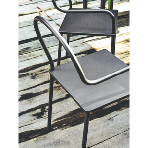 Metal Tube Frame Dining Chair | Desalto Softer than Steel | Italianfurniture.com