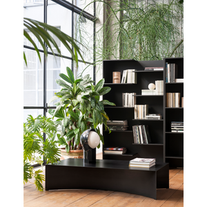 Lacquer Staggered Bookcase | Desalto Step | Italianfurniture.com