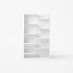 Lacquer Staggered Bookcase | Desalto Step | Italianfurniture.com