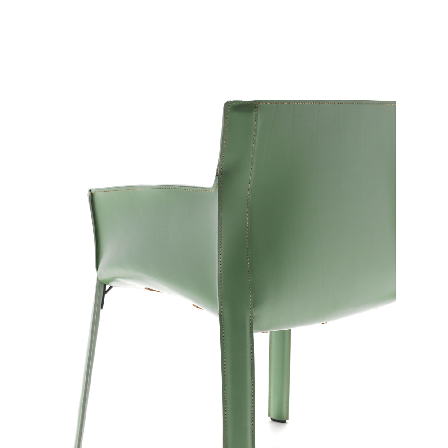 Padded Leather Dining Armchair | Fasem P90 | Italianfurniture.com