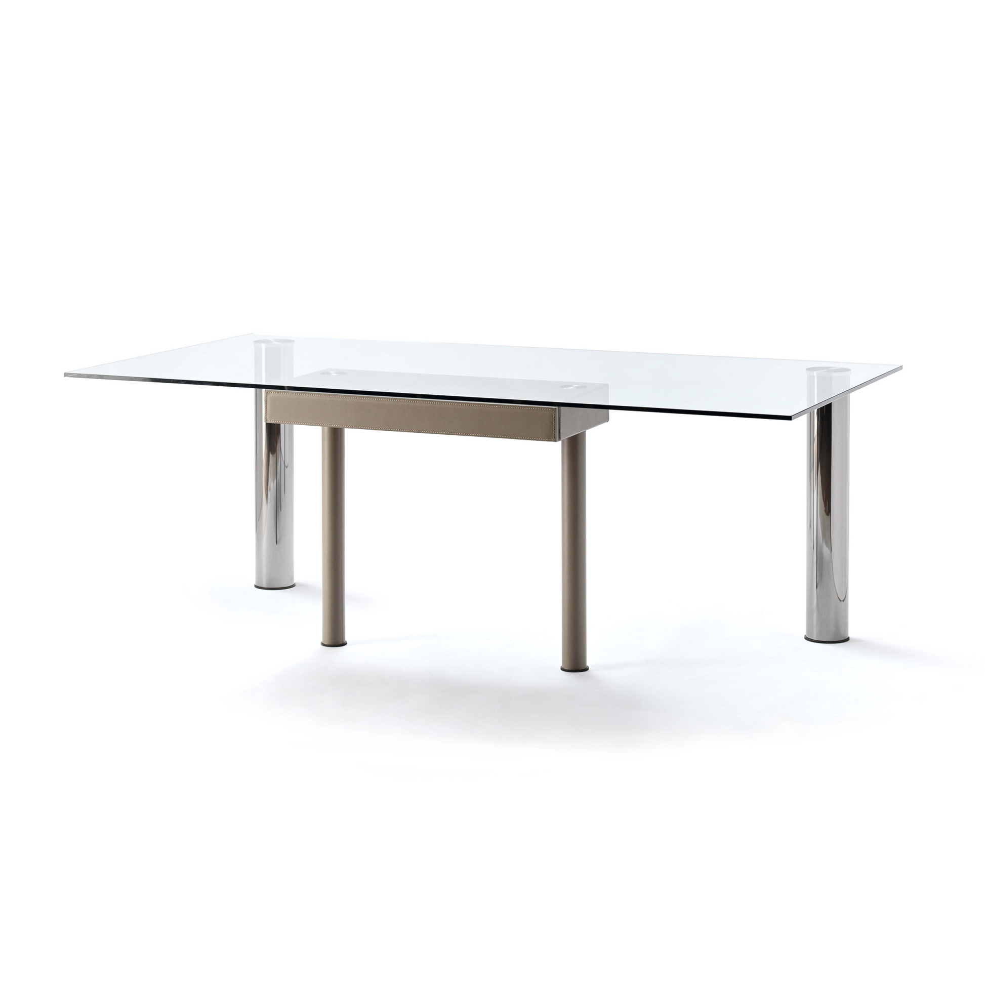 Tempered Glass Executive Desk | Fasem Abaco | ItalianFurniture.com