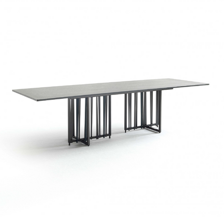 Black Granite Rectangular Meeting Table | Fasem Adele | Italianfurniture.com