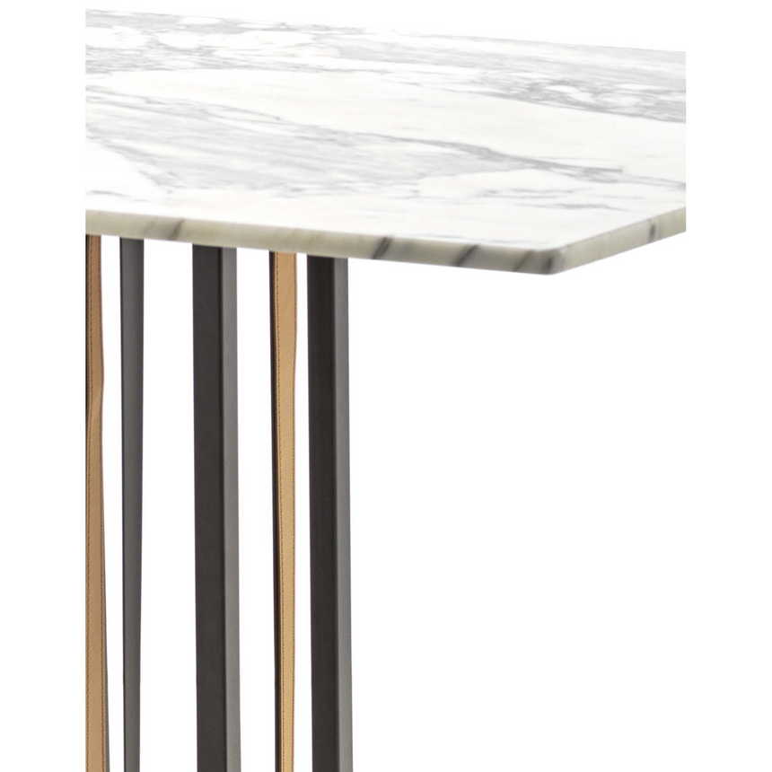 White Marble Rectangular Desk | Fasem Adele | Italianfurniture.com