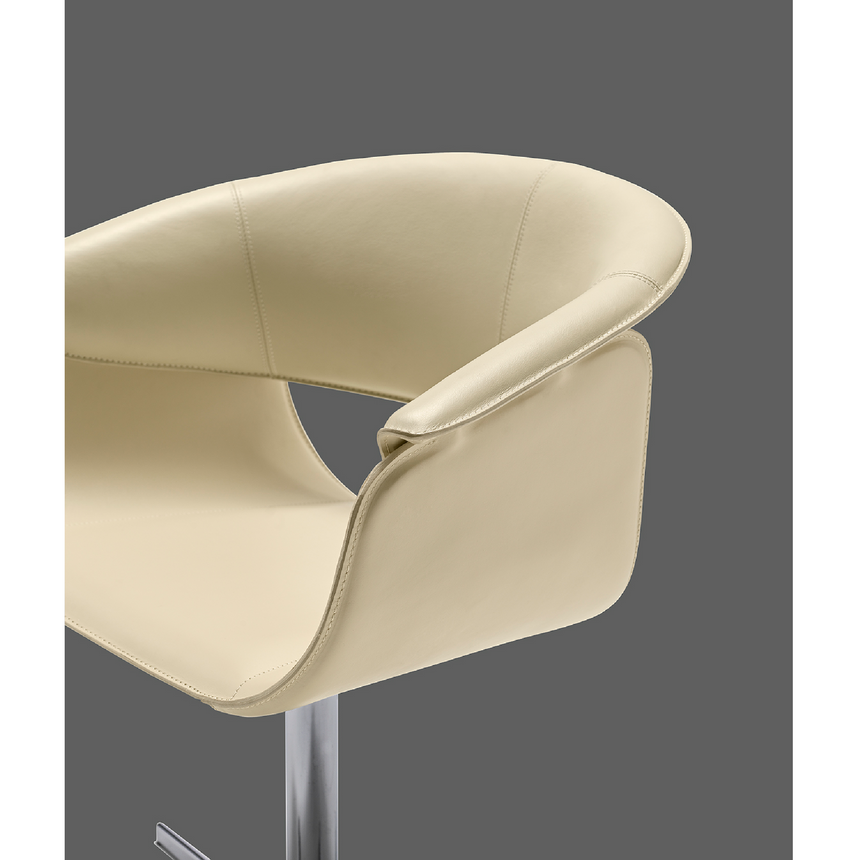 Cross Base Leather Swivel Chair | Fasem Airlux | Italianfurniture.com