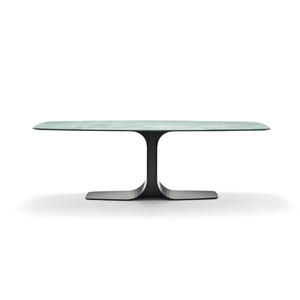 Natural Stone Pedestal Dining Table | Fasem Alan | Italianfurniture.com