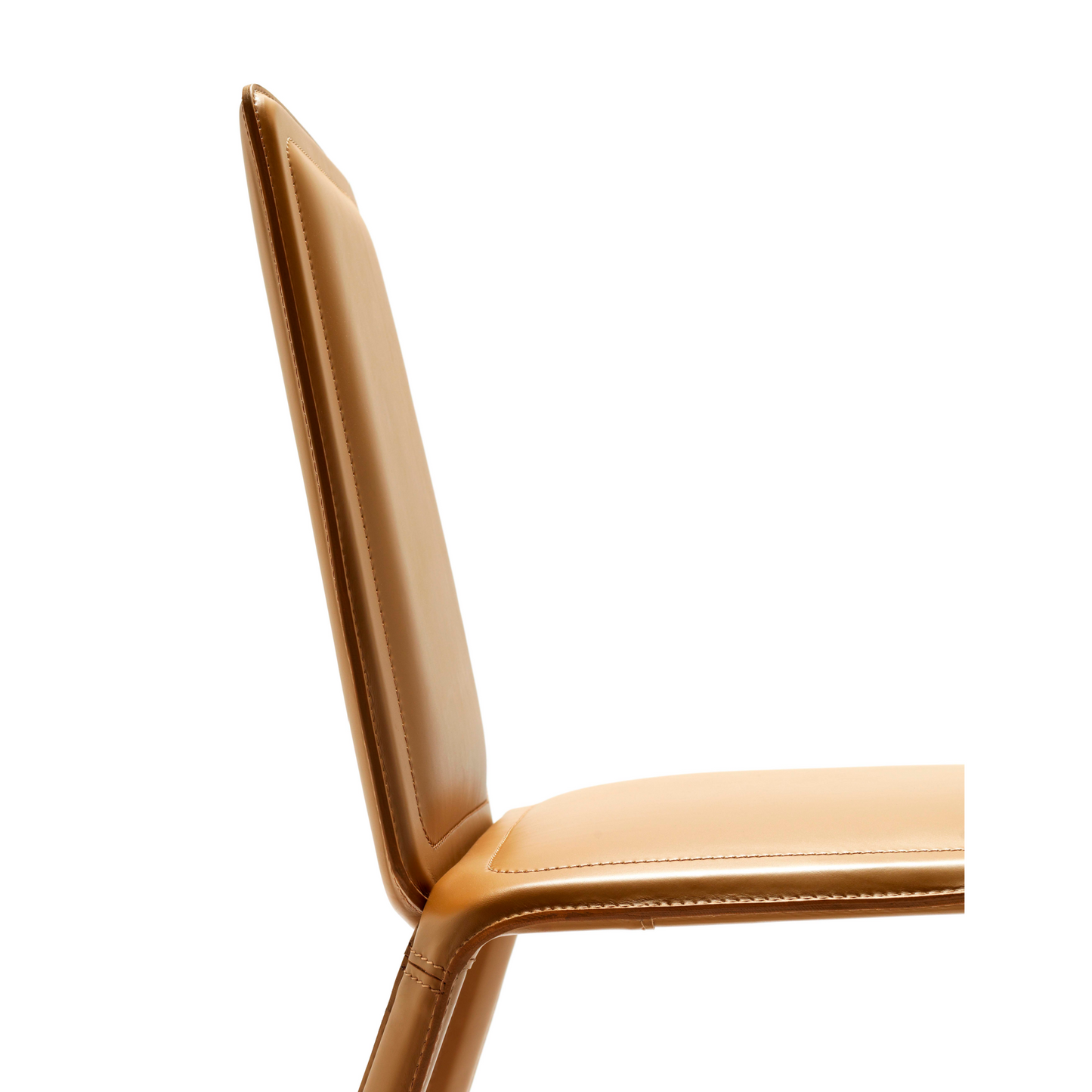 Brown Leather Dining Chair | Fasem Ande | Italianfurniture.com