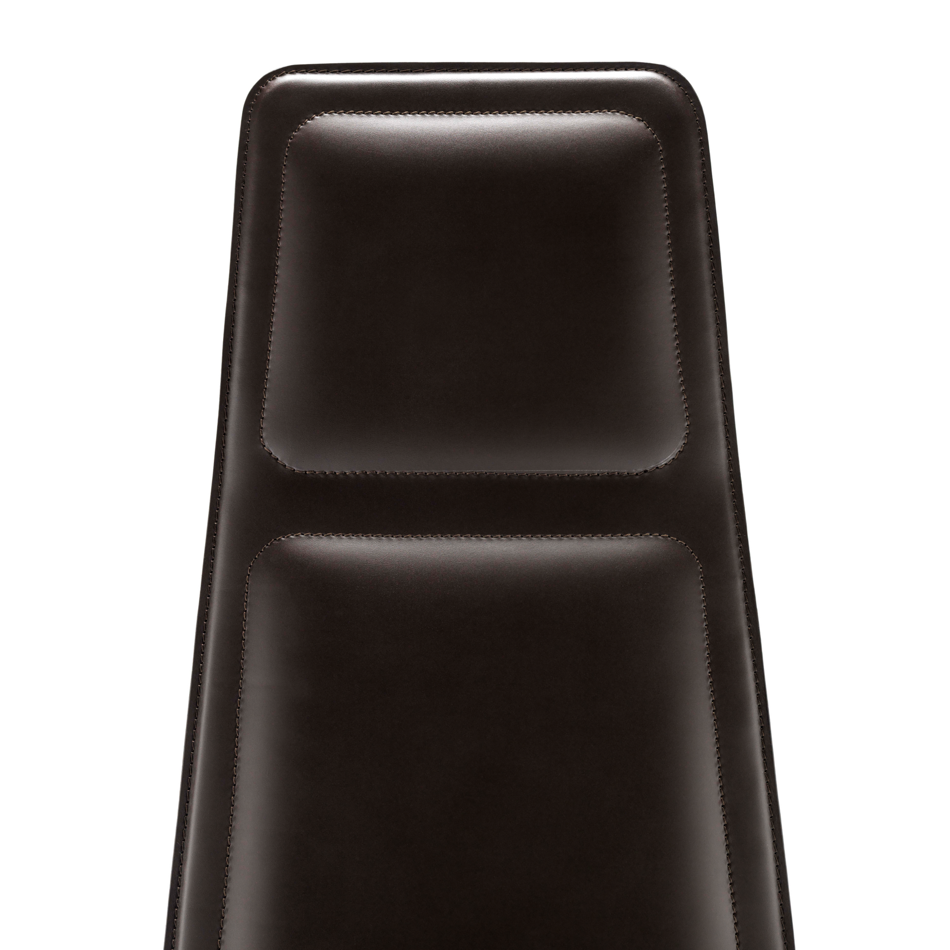 High-Back Leather Dining Chair | Fasem Ande Tall | Italianfurniture.com