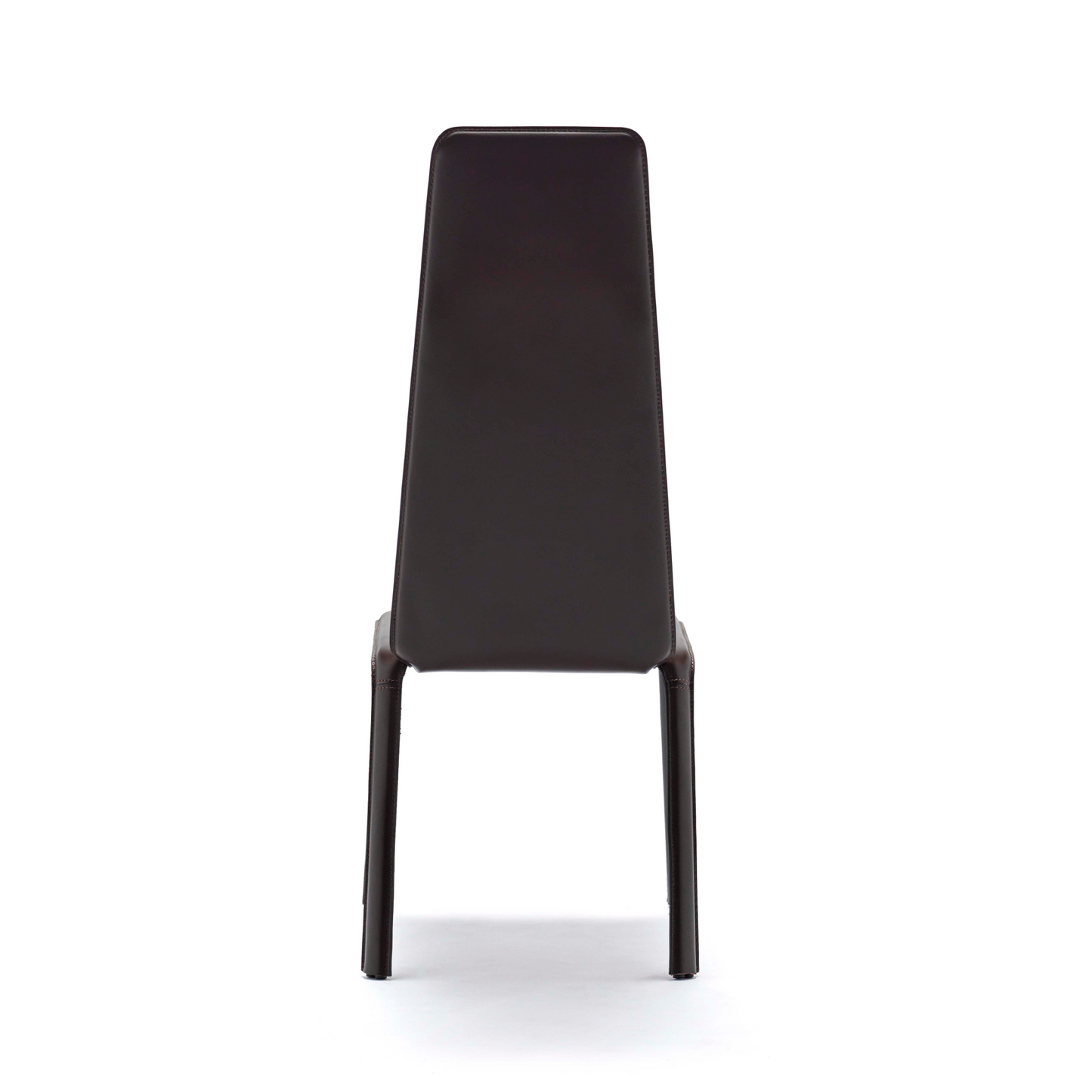 High-Back Leather Dining Chair | Fasem Ande Tall | Italianfurniture.com