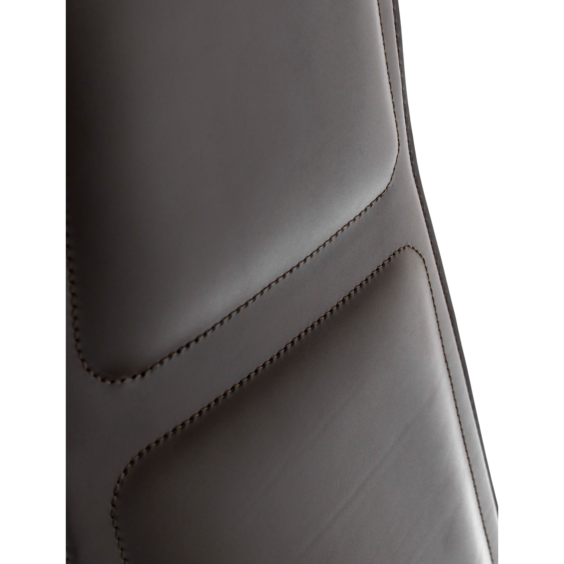 High-Back Leather Dining Chair | Fasem Ande Tall | Italianfurniture.com