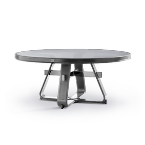 Steel Round Dining Table | Fasem Antimo | Italianfurniture.com