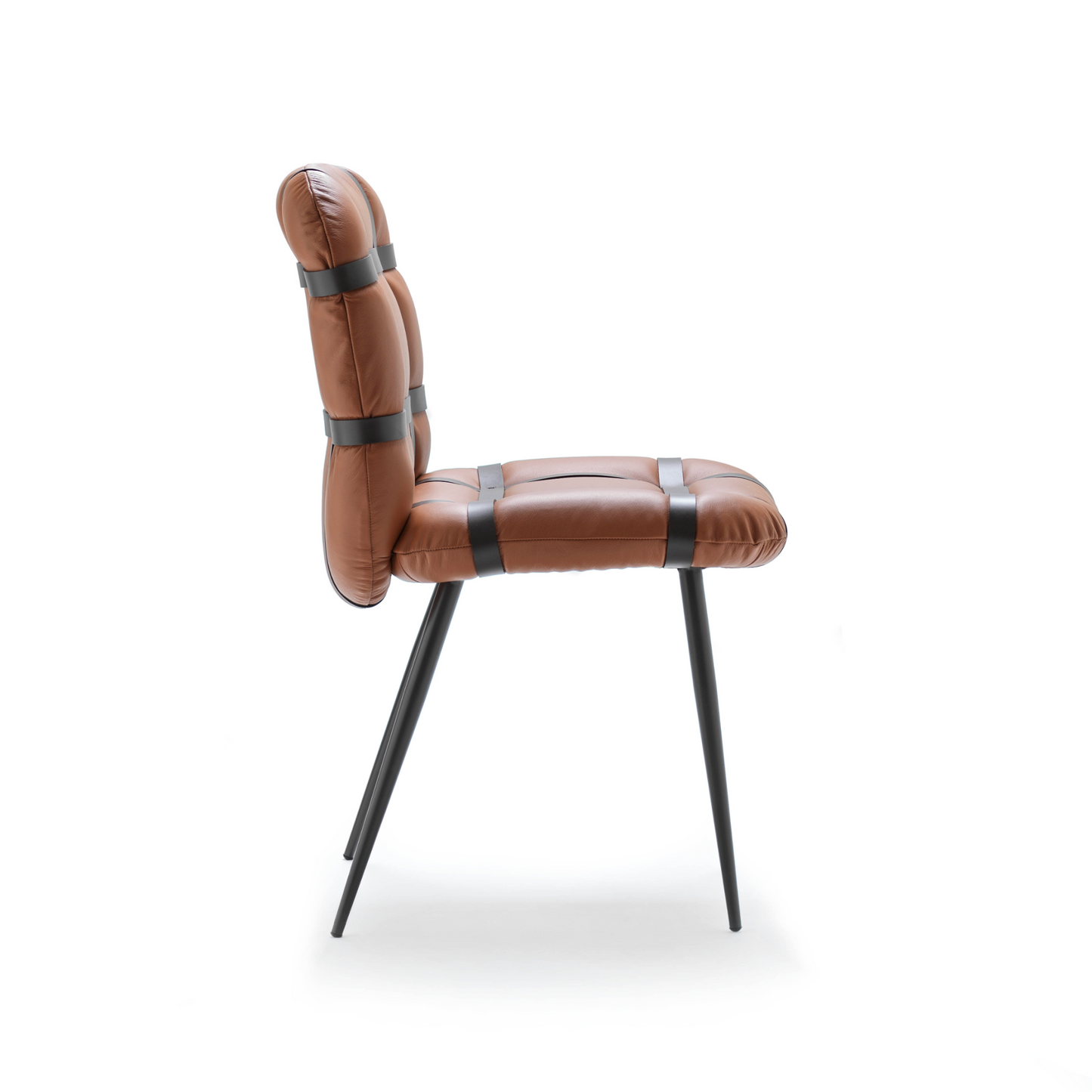 Leather Mesh Dining Chair | Fasem Avion Pelle | Italianfurniture.com