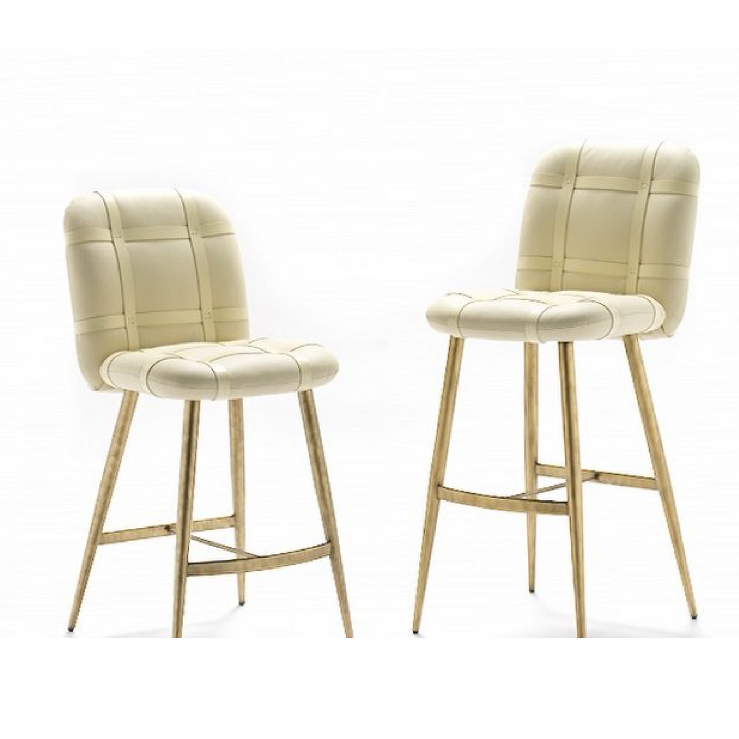 Leather Strapped Bar Stool | Fasem Avion | Italianfurniture.com