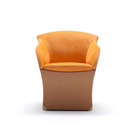 Leather Upholstered Lounge Chair | Fasem Bona | Italianfurniture.com