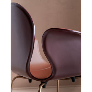 Leather Monobloc Dining Chair | Fasem Crop | Italianfurniture.com