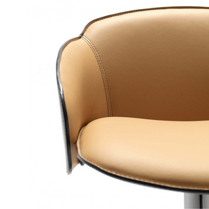 Swivel Leather Bar Stool | Fasem Electa