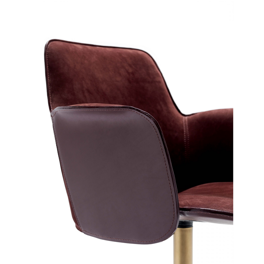 Cross-Base Swivel Armchair | Fasem Electa | Italianfurniture.com