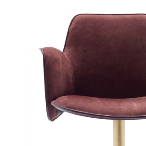 Cross-Base Swivel Armchair | Fasem Electa | Italianfurniture.com