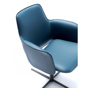 Cross-Base Swivel Armchair | Fasem Electa | Italianfurniture.com