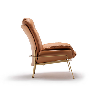 Leather Covered Lounge Armchair | Fasem Electa Relax | ItalianFurniture.com