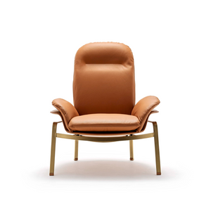 Leather Covered Lounge Armchair | Fasem Electa Relax | ItalianFurniture.com