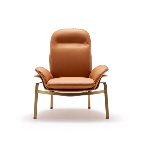 Leather Covered Lounge Armchair | Fasem Electa Relax | ItalianFurniture.com