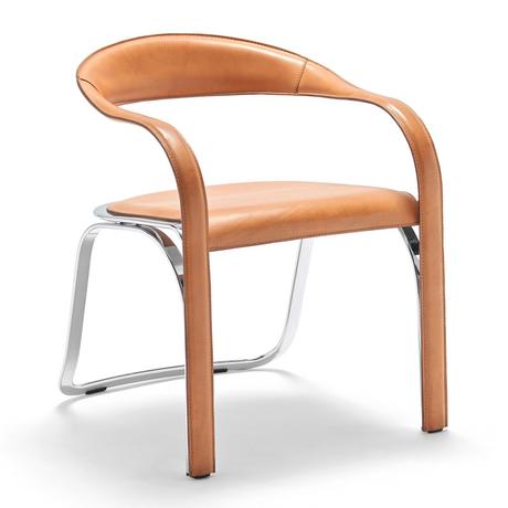 Leather Padded Dining Chair | Fasem Fettuccini | Italianfurniture.com