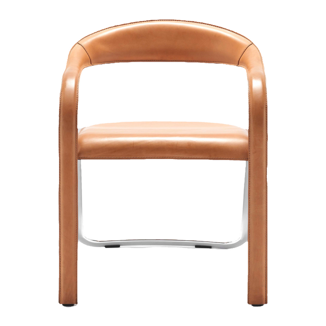 Leather Padded Dining Chair | Fasem Fettuccini | Italianfurniture.com