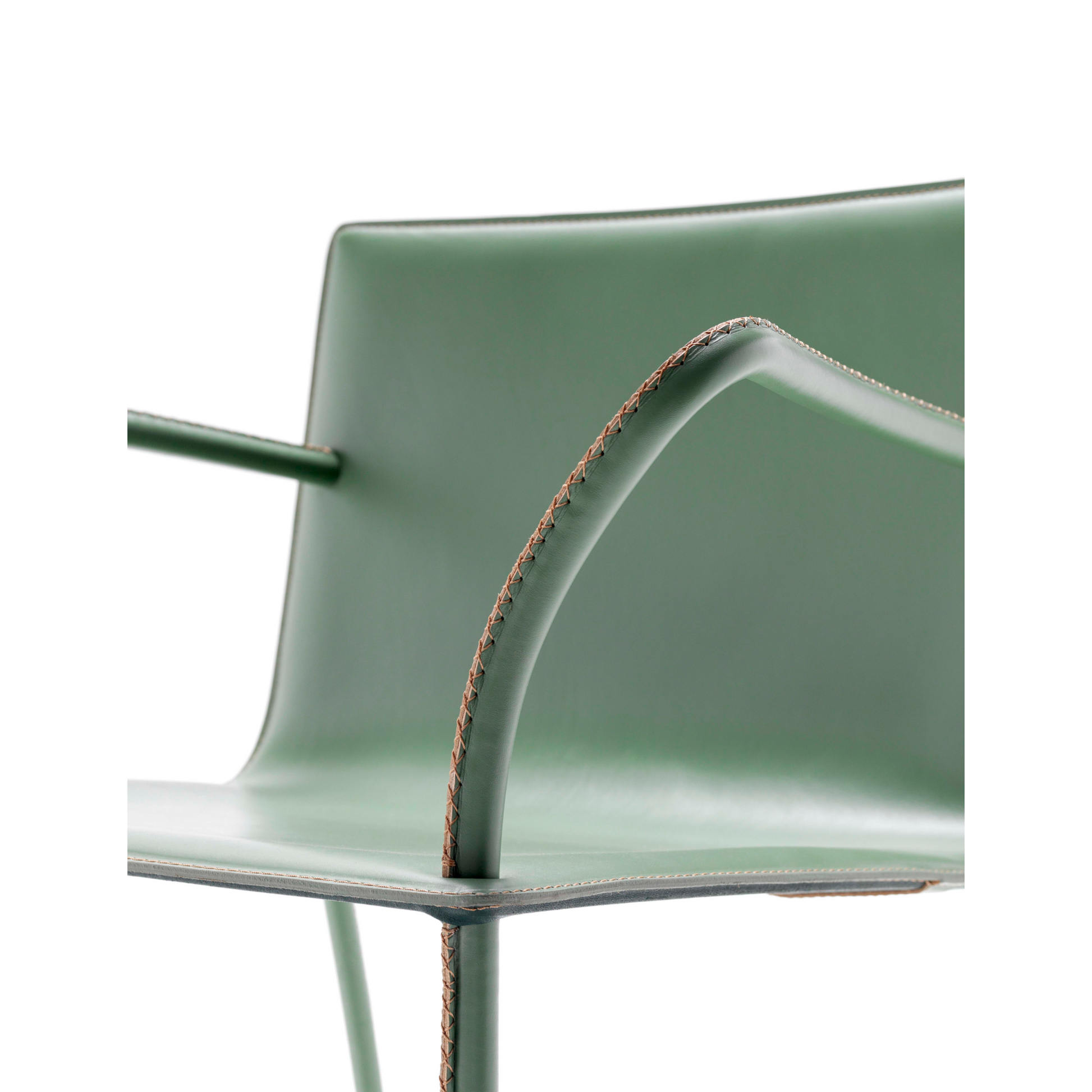 Leather Covered Dining Chair | Fasem Lys | Italianfurniture.com