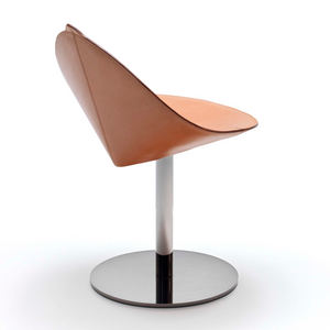 Leather Swivel Dining Chair | Fasem Fiorile | Italianfurniture.com