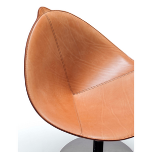 Leather Swivel Dining Chair | Fasem Fiorile | Italianfurniture.com