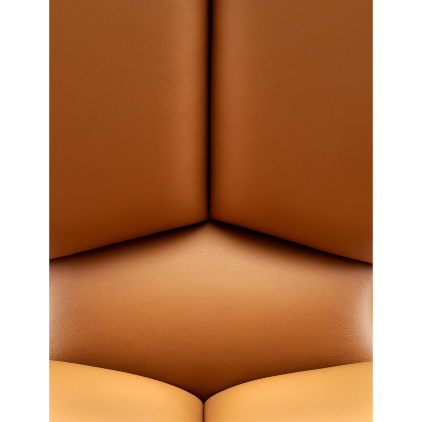 Five-Spoke Leather Swivel Chair | Fasem Fosca | italianfurniture.com