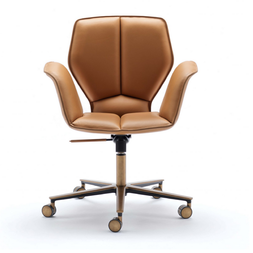 Five-Wheeled Swivel Executive Chair | Fasem Fosca | Italianfurniture.com