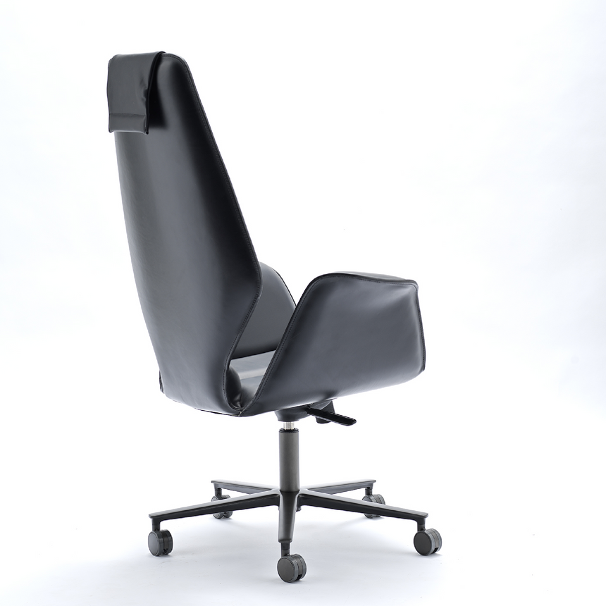 High-Back Wheeled Executive Chair | Fasem Fosca | Italianfurniture.com