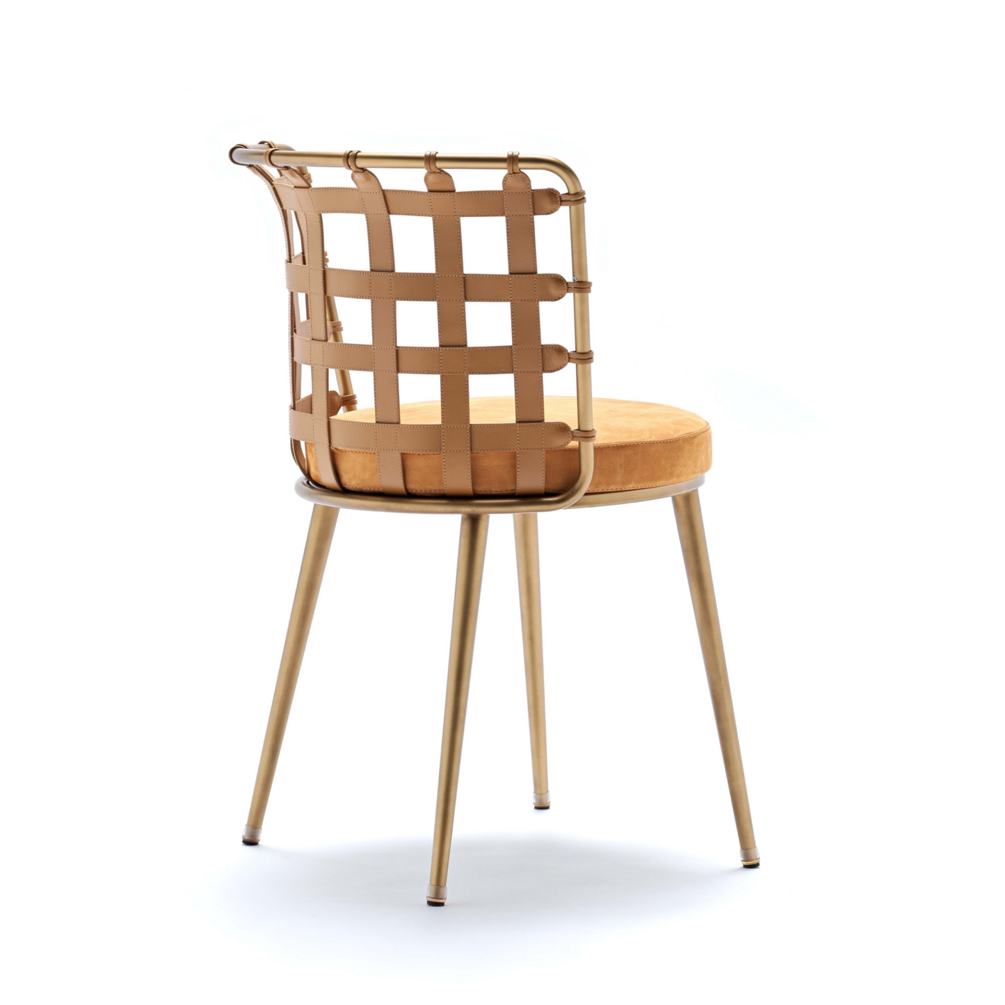 Leather Strips Dining Chair | Fasem Lola | Italianfurniture.com