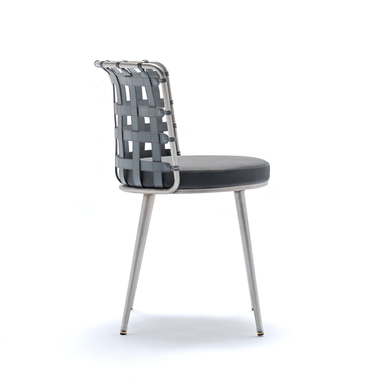 Leather Strips Dining Chair | Fasem Lola | Italianfurniture.com