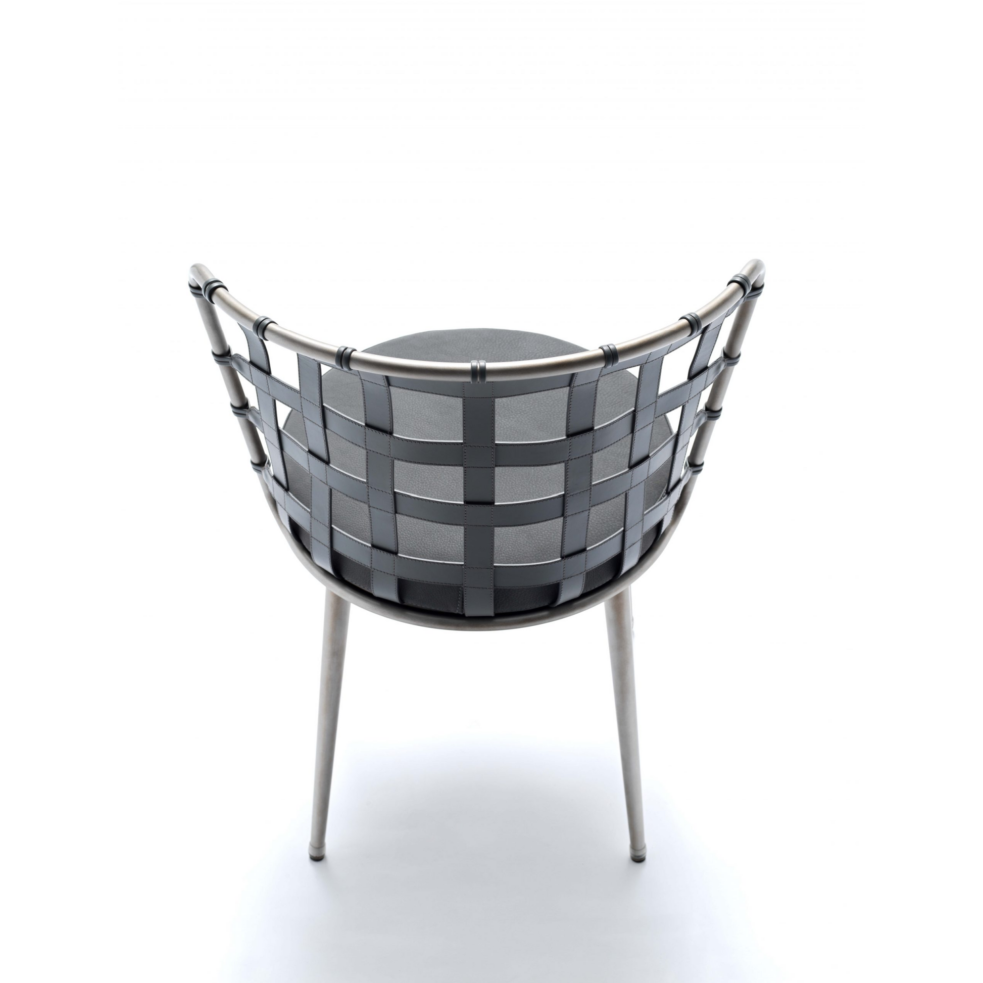 Leather Strips Dining Chair | Fasem Lola | Italianfurniture.com