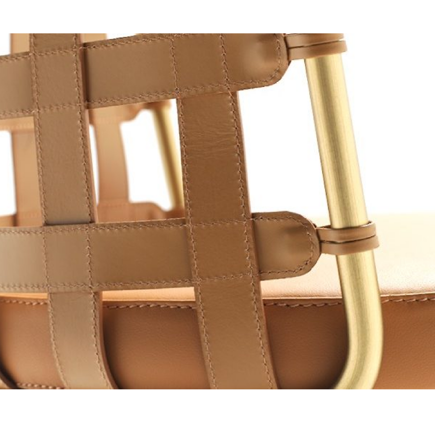 Leather Strips Bar Stool | Fasem Lola | Italianfurniture.com