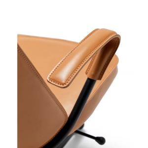 Leather Swivel Office Chair | Fasem Luna | Italianfurniture.com