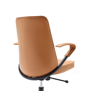 Leather Swivel Office Chair | Fasem Luna | Italianfurniture.com