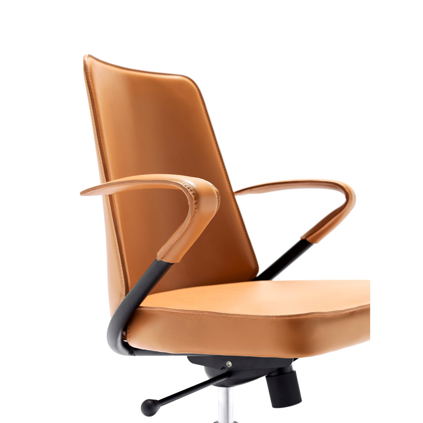 Leather Swivel Office Chair | Fasem Luna | Italianfurniture.com