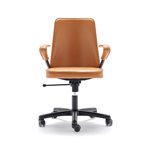 Leather Swivel Office Chair | Fasem Luna | Italianfurniture.com