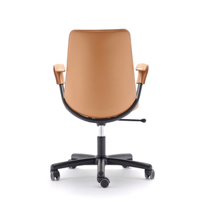 Leather Swivel Office Chair | Fasem Luna | Italianfurniture.com