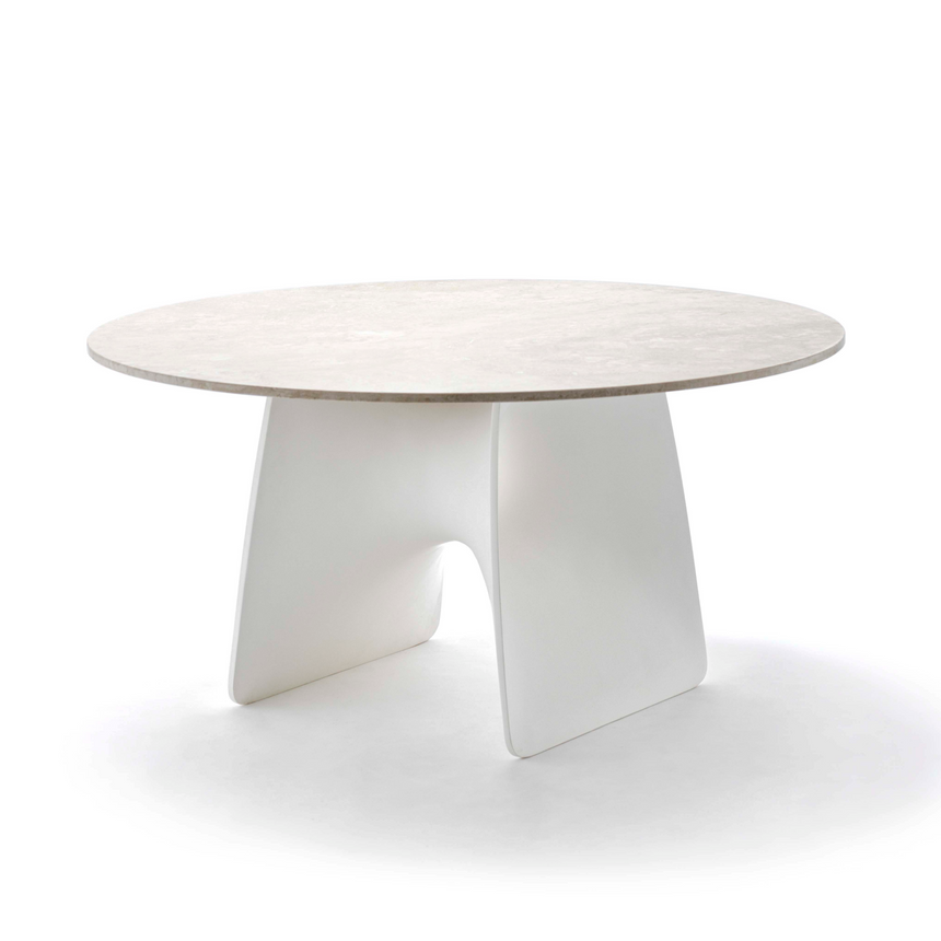 Stone Top Round Dining Table | Fasem Lux | Italianfurniture.com