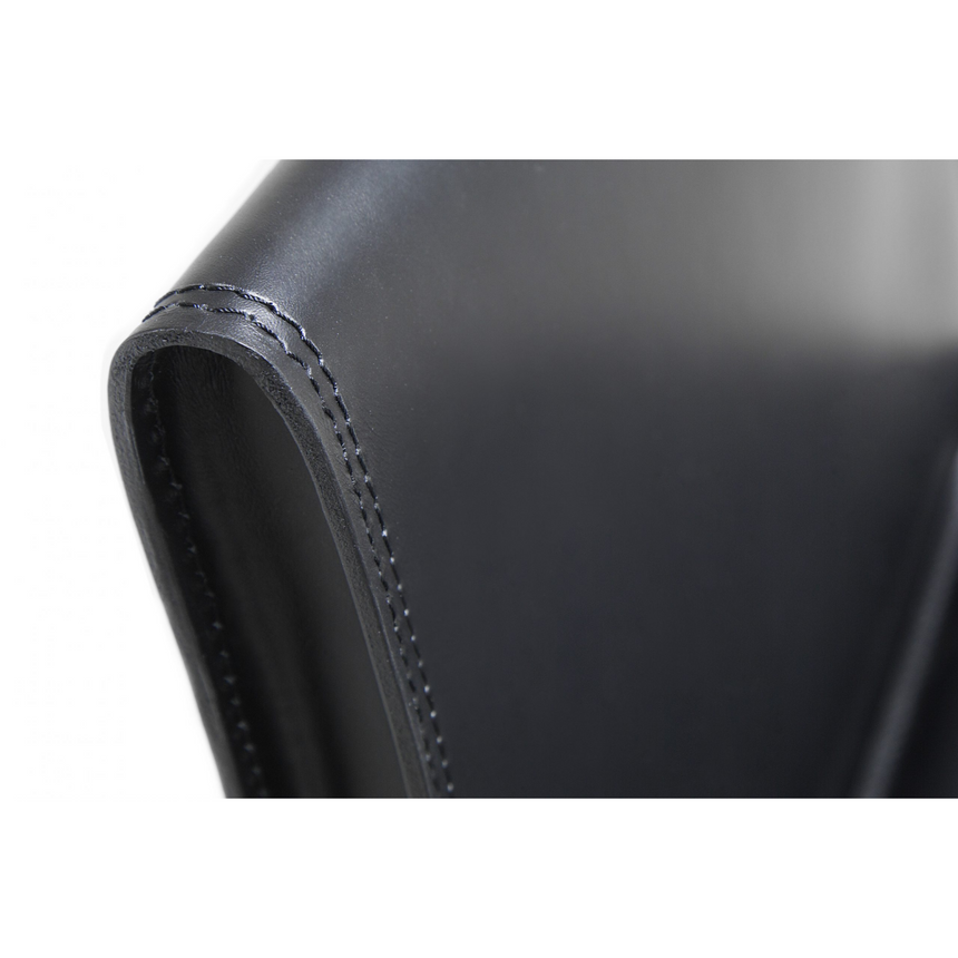 Leather Covered Bar Stool | Fasem Relaix | ItalianFurniture.com