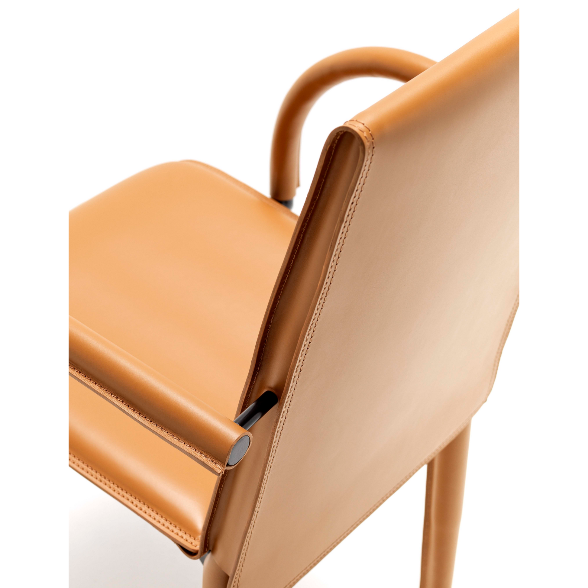 Leather Modern Dining Armchair | Fasem Relaix P | Italianfurniture.com