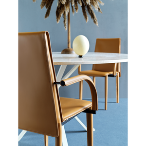 Leather Modern Dining Armchair | Fasem Relaix P | Italianfurniture.com