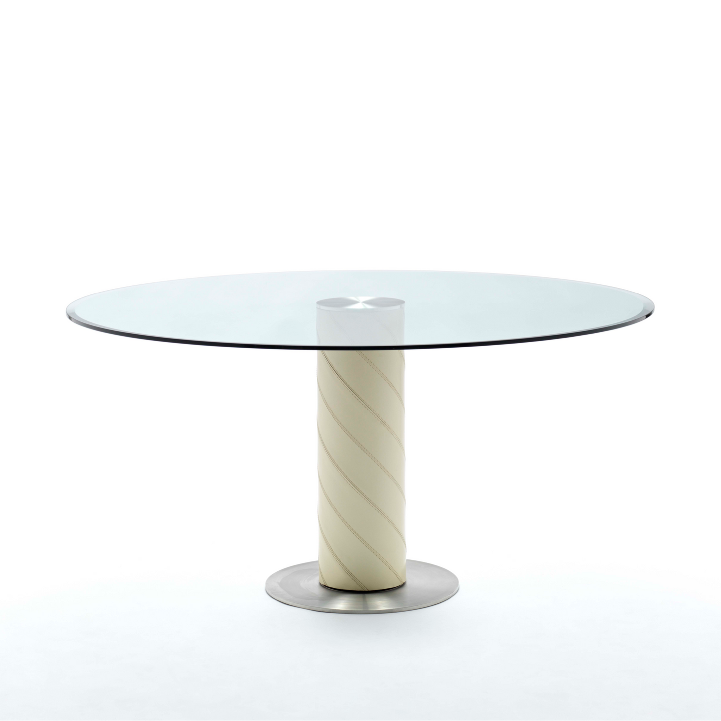 Pedestal Round Coffee Table M | Fasem Rolling | Italianfurniture.com