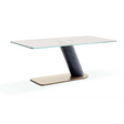 Slanted Leather Base Desk | Fasem Rolling | Italianfurniture.com