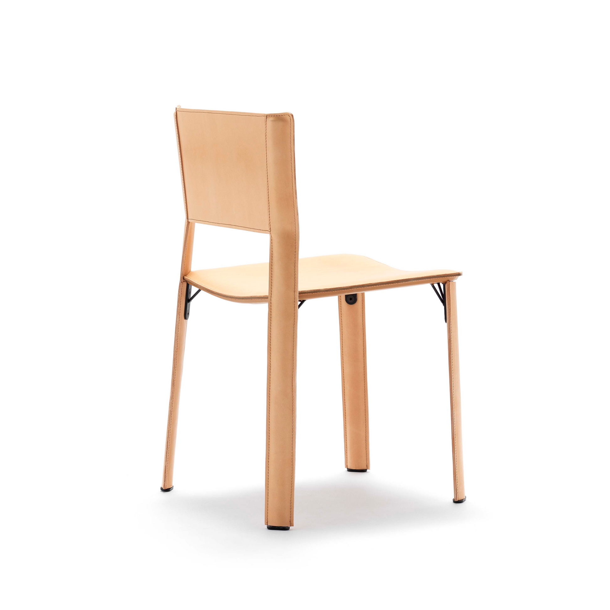 Leather Cut-Out Dining Chair  | Fasem S91 | ItalianFurniture.com