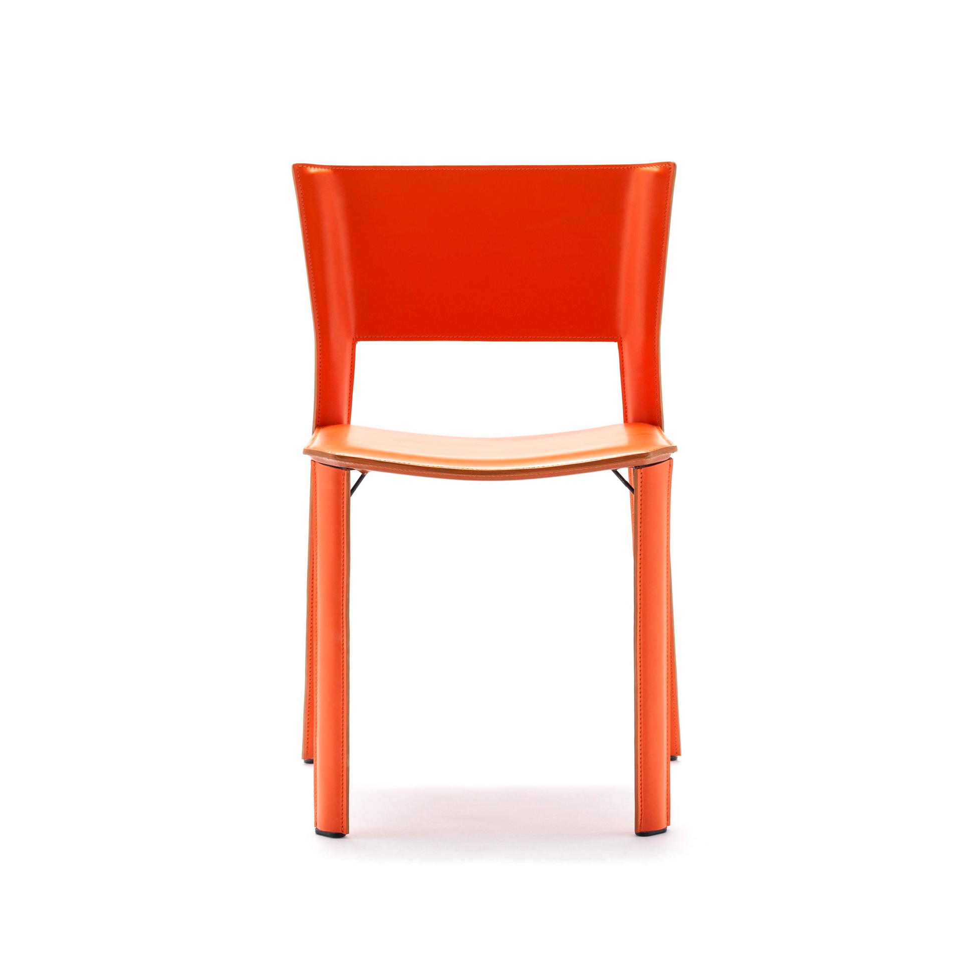 Leather Cut-Out Dining Chair  | Fasem S91 | ItalianFurniture.com